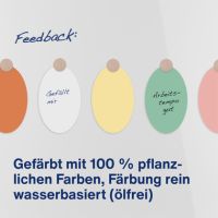 magnetoplan Moderationskarte 111151910 ov 192x111mm sort. 500St.