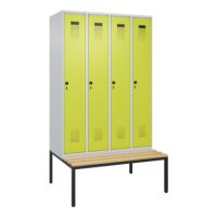 C+P 0490507-40S10015 C+P Spind Evolo PLUS Bank 4Abt 2120x1200x815 lgr/cgn