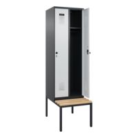 C+P 0490507-20S10136 C+P Spind Evolo PLUS Bank 2Abt 2120x600x815 sgr/lgr