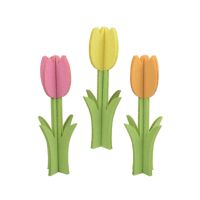 DECORIS 891389 DECORIS Tulpe filz bunt 13,5x40cm