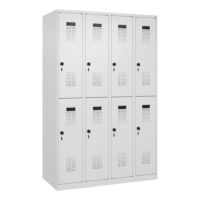 C+P 049300-40S10020 C+P Spind Evolo PLUS Doppel 8Fächer 1850x1200x500 vws/vws