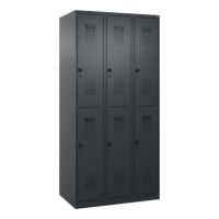 C+P 049300-30S10139 C+P Spind Evolo PLUS Doppel 6Fächer 1850x900x500 sgr/sgr