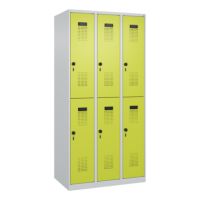 C+P 049300-30S10015 C+P Spind Evolo PLUS Doppel 6Fächer 1850x900x500 lgr/cgn