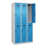 C+P 049300-30S10007 C+P Spind Evolo PLUS Doppel 6Fächer 1850x900x500 lgr/lbl