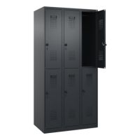 C+P 049300-30S10139 C+P Spind Evolo PLUS Doppel 6Fächer 1850x900x500 sgr/sgr