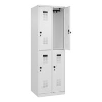 C+P 049300-20S10020 C+P Spind Evolo PLUS Doppel 4Fächer 1850x600x500 vws/vws