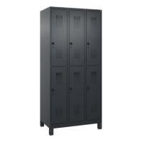 C+P 049310-30S10141 C+P Spind Evolo PLUS Doppel 6Fächer 1950x900x500 sgr/sgr