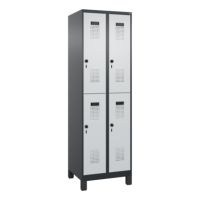 C+P 049310-20S10142 C+P Spind Evolo PLUS Doppel 4Fächer 1950x600x500 sgr/lgr