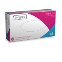 BINGOLD 602202 BINGOLD Einweghandschuh Nitril 35 L sw 100St