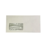 Briefumschläge DIN lang 75g mit Fenster selbstklebend recyclingweiß 1.000 Stück