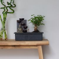 Bonsai Wasserfall-Set Buddha 29cm