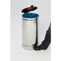 VAR 1071 VAR Abfallsammler Euro-Pedal edelstahl