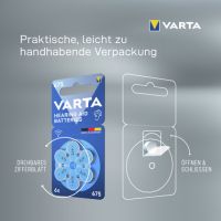 VARTA Hearing Aid Batteries 675 24600101416 6St