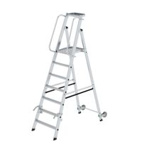 MUNK 051087 Munk Plattformleiter 7Stufen Rollen