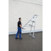 MUNK 051086 Munk Plattformleiter 6Stufen Rollen