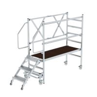 MUNK 011305 Munk Montageplattform mit Treppenzustieg