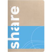 share 4-0015139 share Notizheft A6 kar pastellblau
