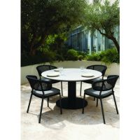 BEST 531632 BEST Tisch Porto rund 130cm anthrazit