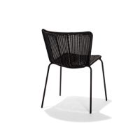 FEROS 1515144 FEROS Stapelstuhl Luca schwarz 4St