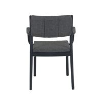 FEROS 1515134 FEROS Stapel-Armlehnstuhl Rocco schwarz 4St