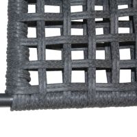 FEROS 1525114 FEROS Stapel-Armlehnstuhl Ember schwarz 4St