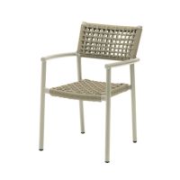 FEROS 1525914 FEROS Stapel-Armlehnstuhl Ember sand 4St