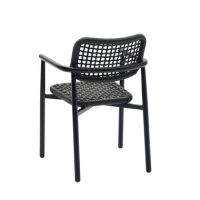 FEROS 1565114 FEROS Stapel-Armlehnstuhl Dante Kissen schwarz 4St