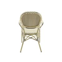 FEROS 563212 BEST Bistro-Stapelstuhl Tango Rattan natur 2St