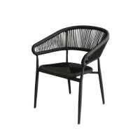 FEROS 1515112 FEROS Stapelstuhl Flint Sitzkissen wenge/schwarz 2St