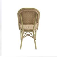 FEROS 523512 FEROS Stapel-Bistrostuhl Paris wenge-schwarz mesh 2St