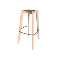 FEROS 1505554 FEROS Barstuhl Keeve polster stapelbar holz/beige 4St