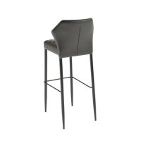 FEROS 521032 FEROS Barstuhl Louis Kunstleder schwarz 2St