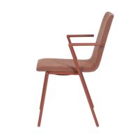 FEROS 1515762 FEROS Konferenzstuhl Fortis stapelbar braun-rot 2St