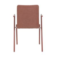 FEROS 1515762 FEROS Konferenzstuhl Fortis stapelbar braun-rot 2St