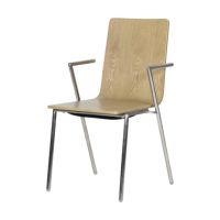 FEROS 1515862 FEROS Konferenzstuhl Fortis stapelbar edelstahl 2St