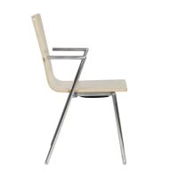 FEROS 1515862 FEROS Konferenzstuhl Fortis stapelbar edelstahl 2St