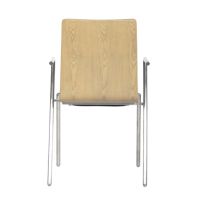 FEROS 1515862 FEROS Konferenzstuhl Fortis stapelbar edelstahl 2St