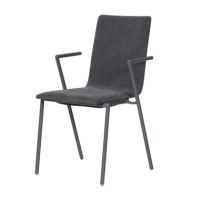 FEROS 1515362 FEROS Konferenzstuhl Fortis stapelbar dunkelgrau 2St