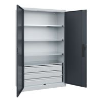 C+P 08931503S10043 C+P Werkzeugschrank 4Bd/3Sch 1950x1200x500mm lgr/sgr