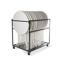 FEROS T90120 FEROS Trolley Stehtische groß Hammerite