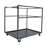 FEROS T90120 FEROS Trolley Stehtische groß Hammerite