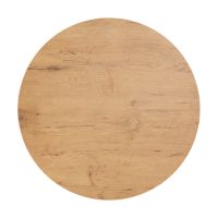 FEROS 17120 FEROS Tischplatte HPL rund 120cm teak