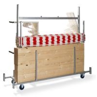 FEROS T91500 FEROS Trolley Marktstände max 5St Hammerite