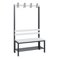 C+P 08040110S10000 C+P Garderobenbank Schuhrost 1710x1000x403mm sgr/lgr