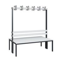 C+P 08041200S10000 C+P Garderobenbank 1710x1500x756mm sgr/lgr