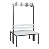 C+P 08040200S10000 C+P Garderobenbank 1710x1000x756mm sgr/lgr