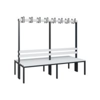 C+P 08042200S10000 C+P Garderobenbank 1710x1960x756mm sgr/lgr