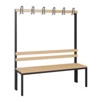 C+P 08051100S10000 C+P Garderobenbank 1710x1500x403mm sgr