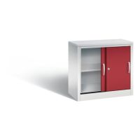 C+P 572200S10349 C+P Aktensideboard 2OH 800mm Schiebetüren lgr/rrt