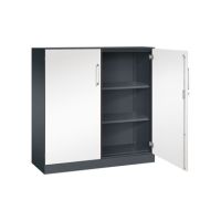 C+P 141031000S10110 C+P Aktensideboard 3OH 1310x1200x435mm sgr/rws